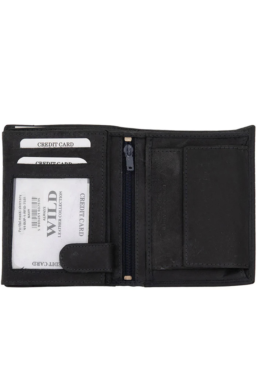 Geldbörse  WILD N4-BUP-1-RFID-NAVY