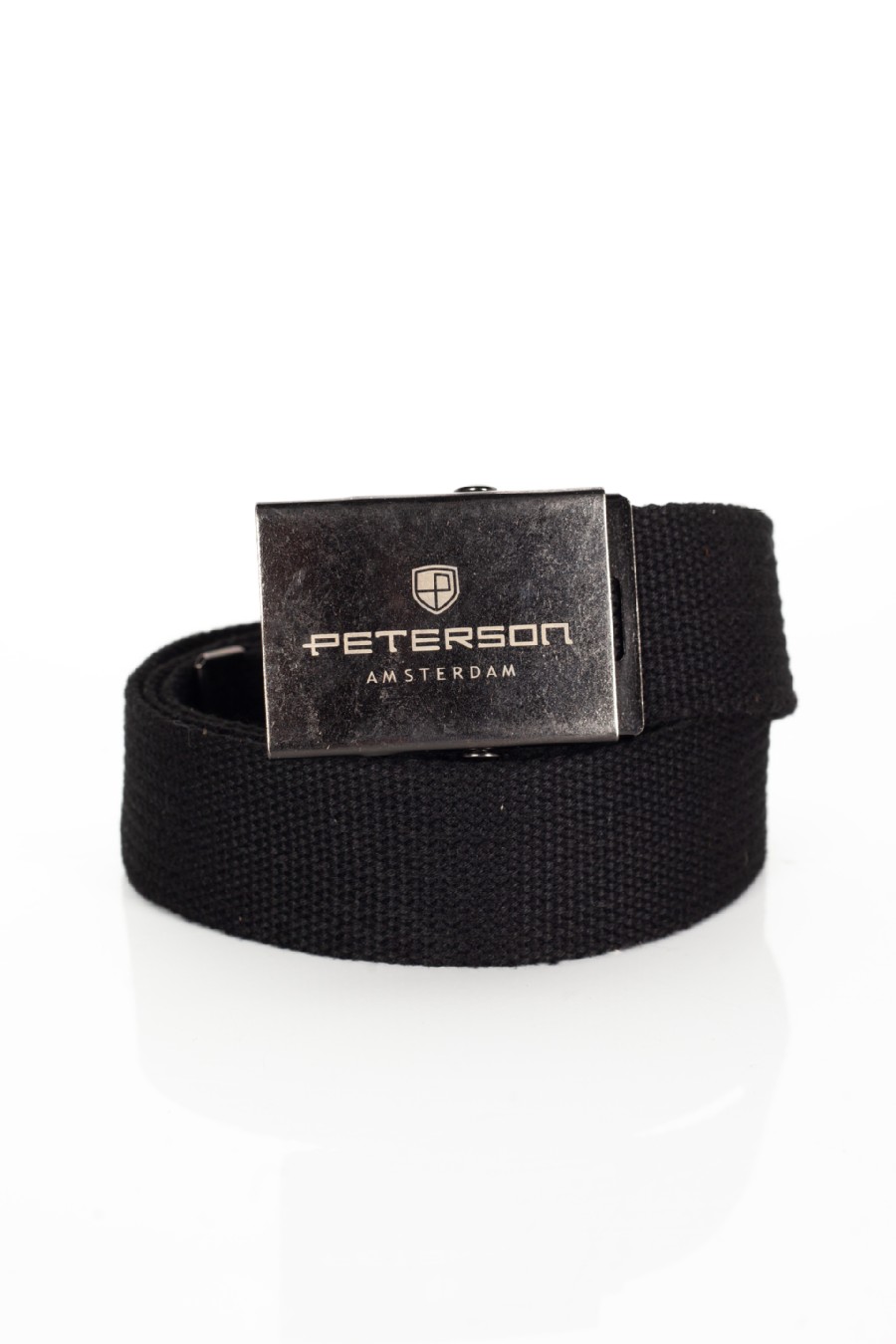 Stoffgürtel PETERSON PTN-OLD-SILVER-BLACK