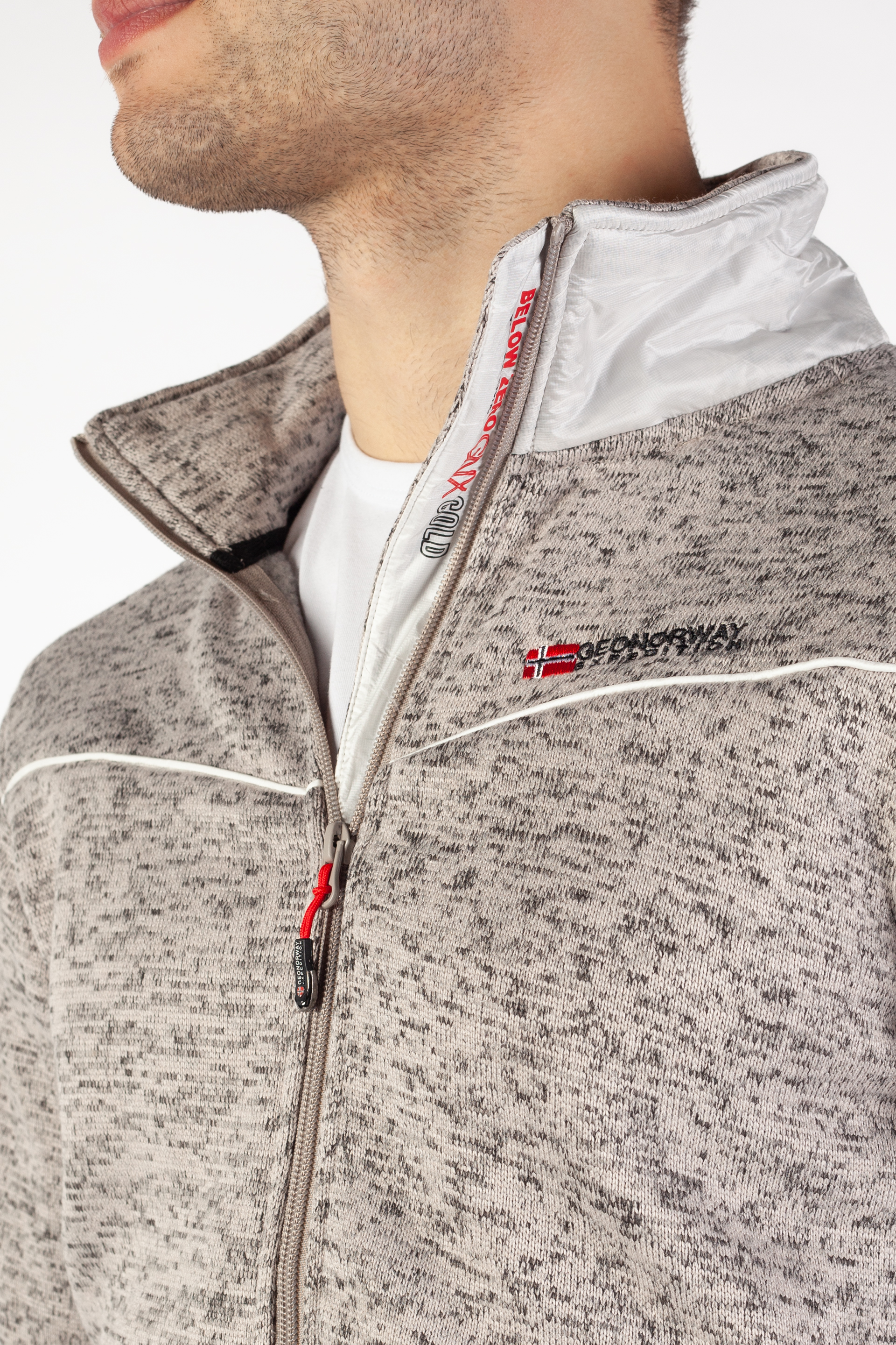 Sweatjacke GEOGRAPHICAL NORWAY TOUMBA-Blended-Grey