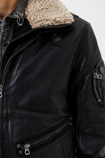 Lederjacke mit Futter GIPSY 1201-0466-Black