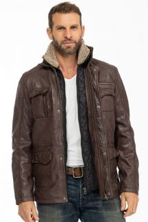 Lederjacke mit Futter GIPSY 1201-0616-chestnut
