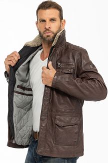 Lederjacke mit Futter GIPSY 1201-0616-chestnut