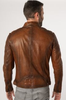 Lederjacke MAURITIUS 1201-0666-cognac