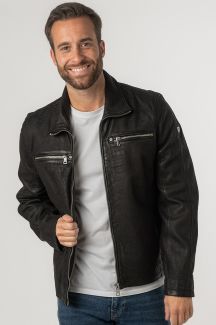 Lederjacke MAURITIUS 1201-0679-black