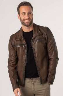 Lederjacke MAURITIUS 1201-0729-antique-cogna