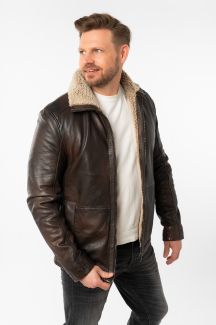 Lederjacke MAURITIUS 1201-0796-antique-brown
