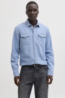 Jeanshemd JACK & JONES 12138115-Light-Blue