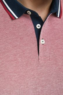 Poloshirts JACK & JONES 12143859-Rio-Red-PS