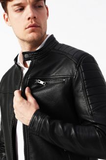 Lederjacke JACK & JONES 12147218-2984044