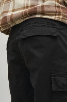 Cargohose JACK & JONES 12216664-Black-SOLID
