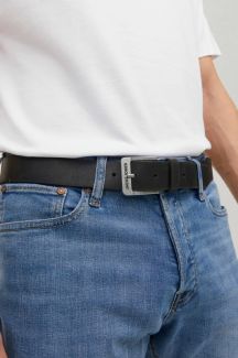 Ledergürtel JACK & JONES 12228996-Black