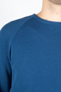 Strickpullover JACK & JONES 12243968-Ensign-Blue