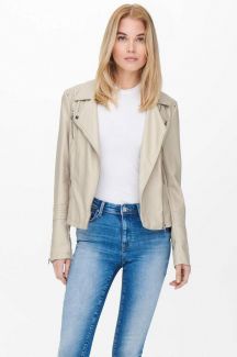 Lederjacke ONLY 15153079-Silver-Lining
