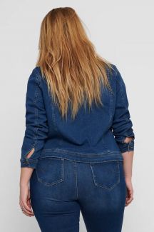 Jeansjacke ONLY CARMAKOMA 15224741-Medium-Blue