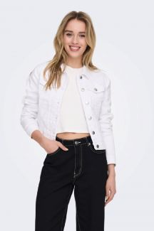 Jeansjacke ONLY 15243147-White