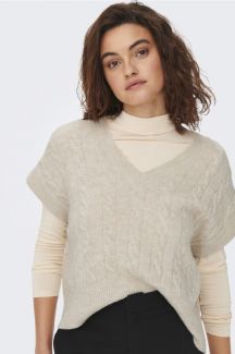 Strickwesten ONLY 15249328-Oatmeal