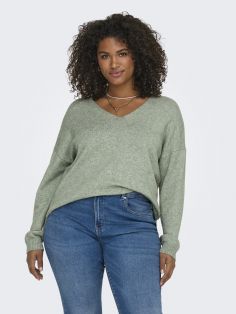 Strickpullover ONLY CARMAKOMA 15267202-Basil
