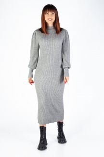 Gestricktes Kleid ONLY 15315390-Medium-Grey