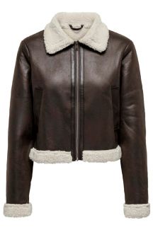 Lederjacke ONLY 15324138-Mole-PUMICE-ST