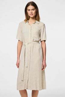 Kleid PIECES 17152063-Birch-MELANGE