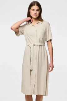 Kleid PIECES 17152063-Birch-MELANGE