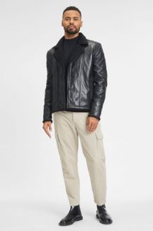 Lederjacke mit Futter GIPSY 2201-0110-Black