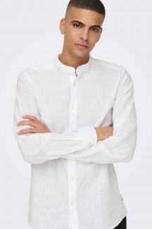 Leinenhemd ONLY & SONS 22019173-White