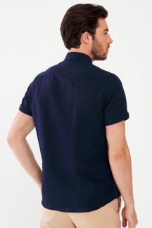 Leinenhemd MCL 32491-LACIVERT