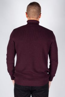 Rollkragenpullover MCL 33811-BORDO-MELANJ