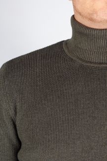 Rollkragenpullover MCL 33811-HAKI-MELANJ