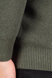 Strickpullover MCL 33813-HAKI-MELANJ