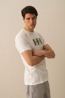 T-Shirts XINT 502025-K-BEYAZ