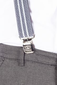 Hosenträger X JEANS DYK40-008-MIX-LTGR-WHITE