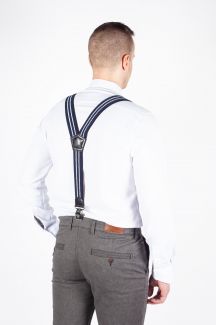Hosenträger X JEANS DYK40-061-MIX-NAVY-WHITE