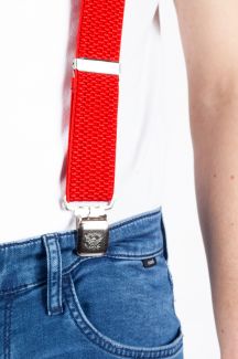 Hosenträger X JEANS DYK40-RED-1