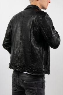 Lederjacke GIPSY GBCairo-STUV-BLACK