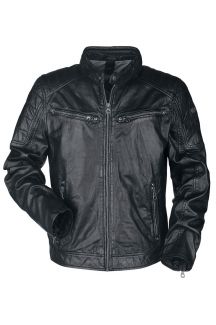 Lederjacke GIPSY GBDerry-LAORV-BIO-BLACK