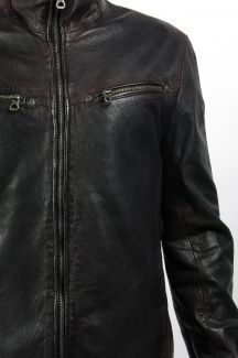 Lederjacke GIPSY GBGaines-SF-LAJORV-REDW