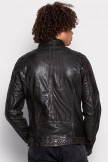 Lederjacke GIPSY GMChuto-SF-LGAWV-BLACK