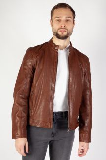 Lederjacke GIPSY GMDuuk-LAGAV-cognac