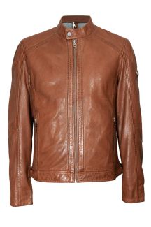 Lederjacke GIPSY GMDuuk-LAGAV-cognac