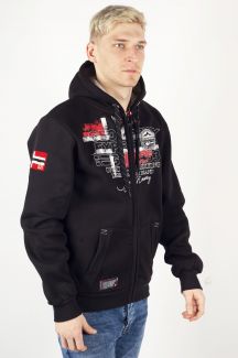 Sweatjacke GEOGRAPHICAL NORWAY GUTTA-BLACK