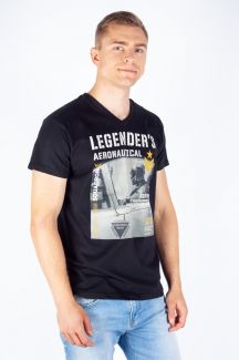 T-Shirts LEGENDERS HERRISSON-BLACK