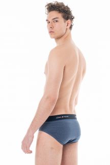 Slips JOHN FRANK JFBRIEF01-INDIGO-MELAN
