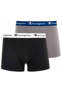 Boxershorts CHAMPION Y0BI4-GREY-BLACK