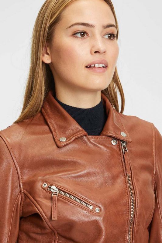 Lederjacke GIPSY 1101-0030-Cognac