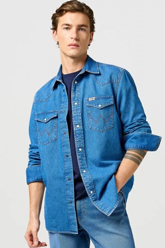 Jeanshemd WRANGLER 112362373