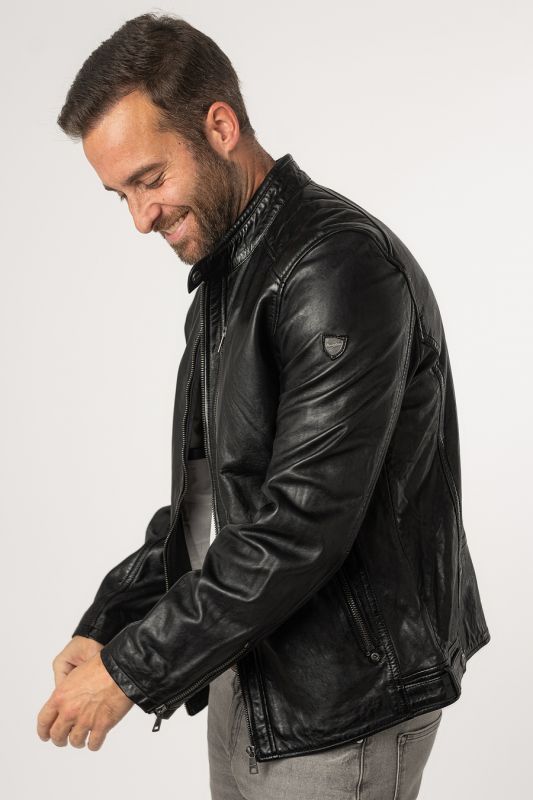 Lederjacke MAURITIUS 1201-0672-black