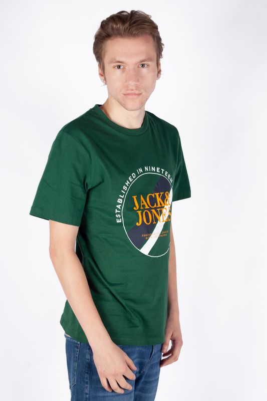 T-Shirts JACK & JONES 12248624-Dark-Green