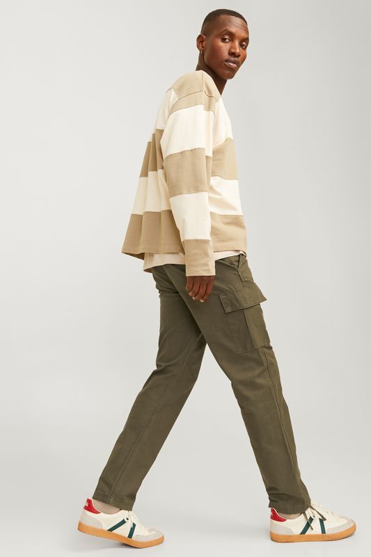 Cargohose JACK & JONES 12258150-Olive-Night